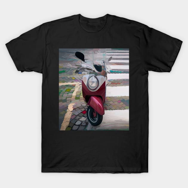 Moped#3 T-Shirt by RJDowns